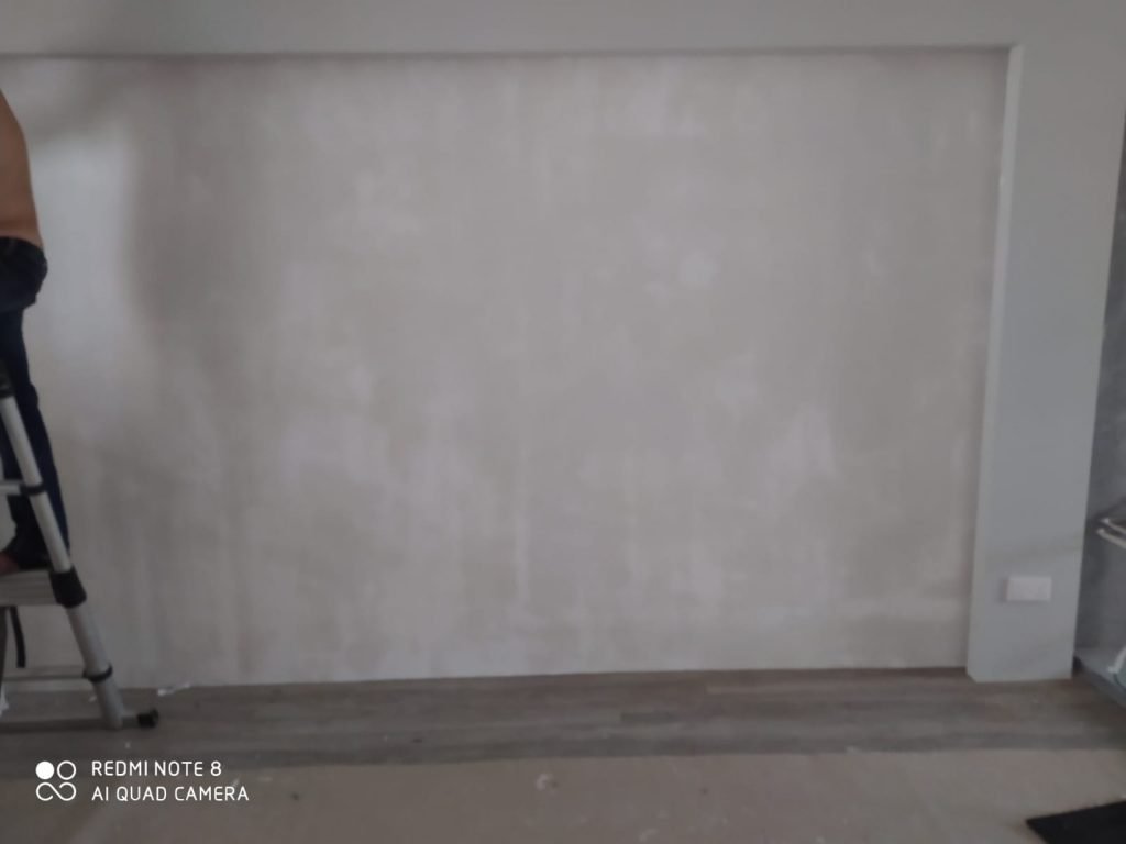 Wall Plastering project
